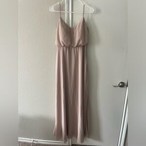 Birdy Grey Gwennie Dress Chiffon Taupe S